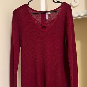 Burgundy Sweater